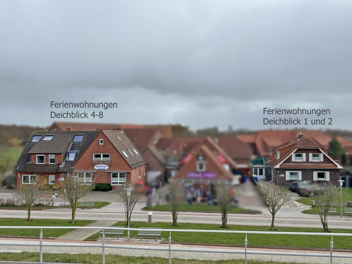Deichblick 6 In Norddeich- Urlaub Mit Meerblick Am Strand Norden Exterior photo