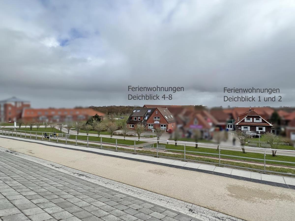 Deichblick 6 In Norddeich- Urlaub Mit Meerblick Am Strand Norden Exterior photo