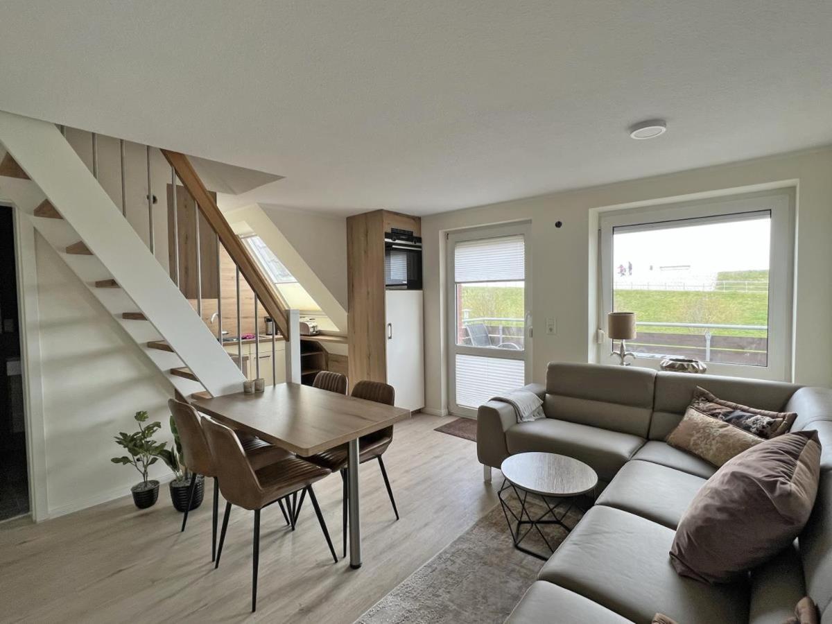 Deichblick 6 In Norddeich- Urlaub Mit Meerblick Am Strand Norden Exterior photo